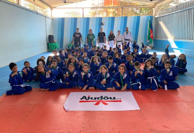 Legenda -O Festival faz parte do Projeto Judô nas Escolas que atende 300 crianças com aulas gratuitas