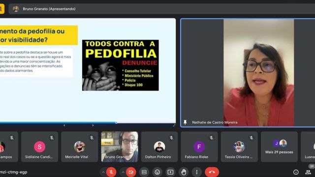 palestra de combate ao abuso sexual infantil - Ajudôu e AME