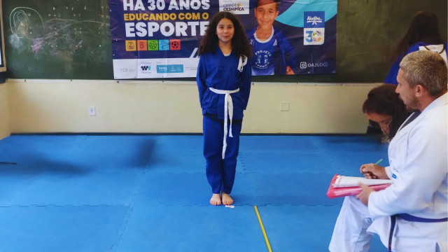 Avaliação física fazem parte dos projetos sócio-esportivos do Ajudôu